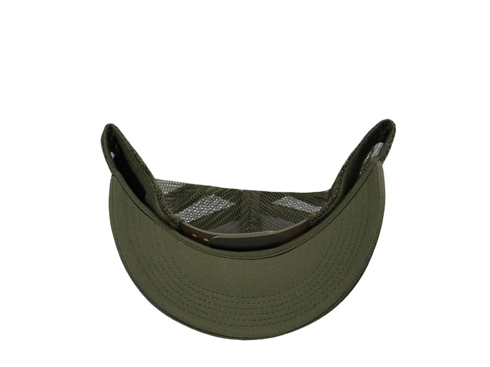 John Deere Vintage Logo Dark Green Trucker Snapback Cap