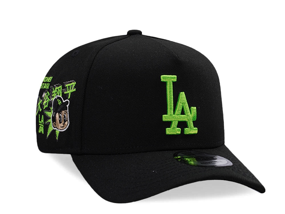 New Era Los Angeles Dodgers Ohtani Neon Green Black Prime Edition 9Forty A Frame Snapback Cap