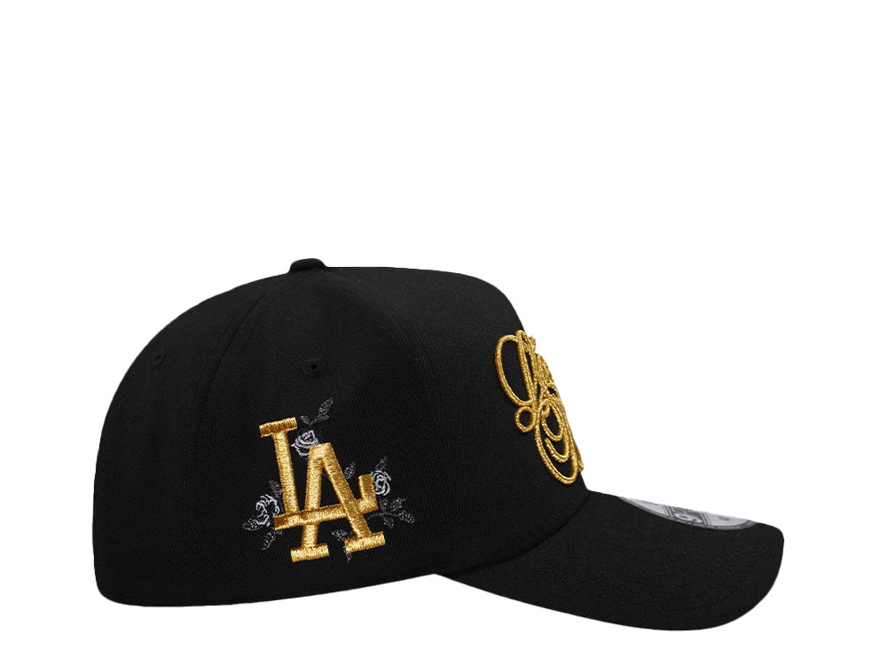 New Era Los Angeles Dodgers Black Gold Prime Edition 9Forty A Frame Snapback Cap