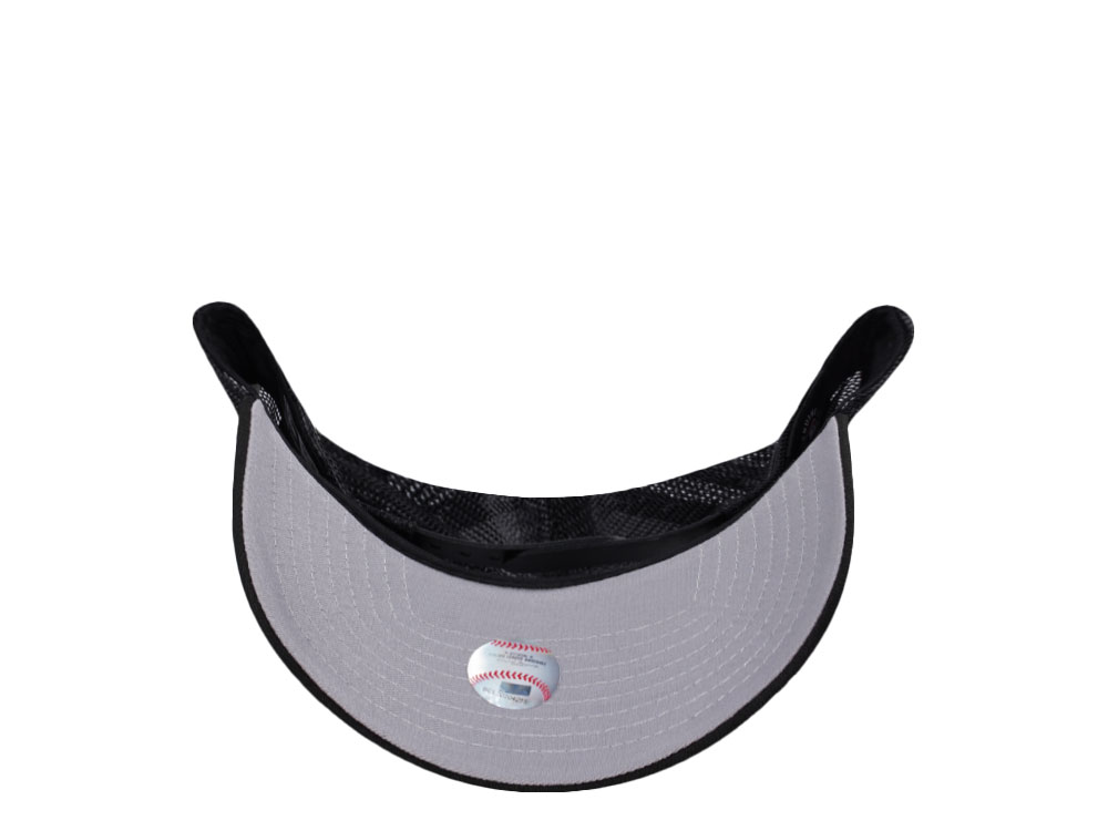 New Era Chicago White Sox Black Metallic Trucker Edition 9Forty A Frame Snapback Cap