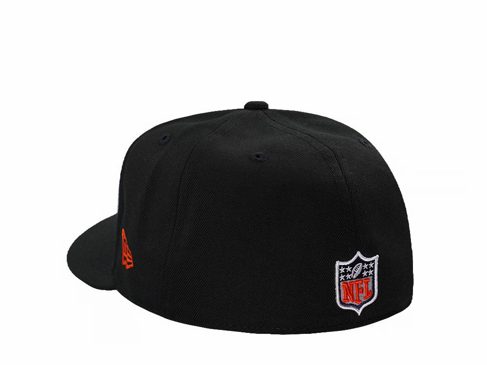 New Era Chicago Bears Black Classic Edition Pre Curved 59Fifty Fitted Cap
