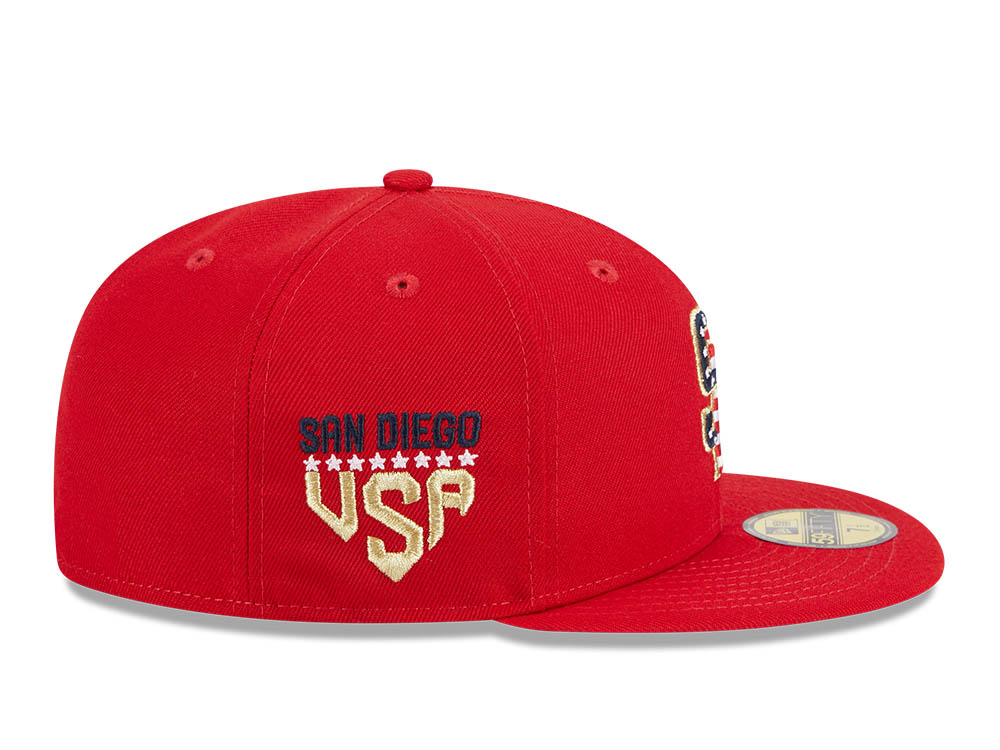 New Era San Diego Padres 4th of July 23 59Fifty Fitted Cap
