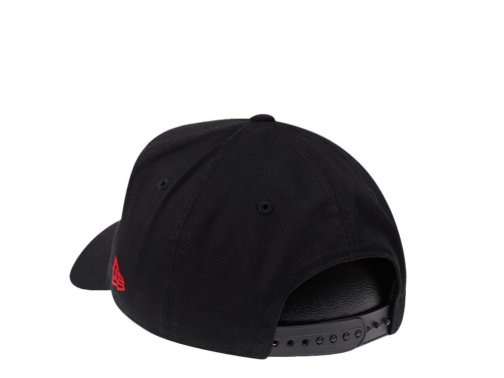New Era Philadelphia 76ers Black 9Forty A Frame Snapback Cap