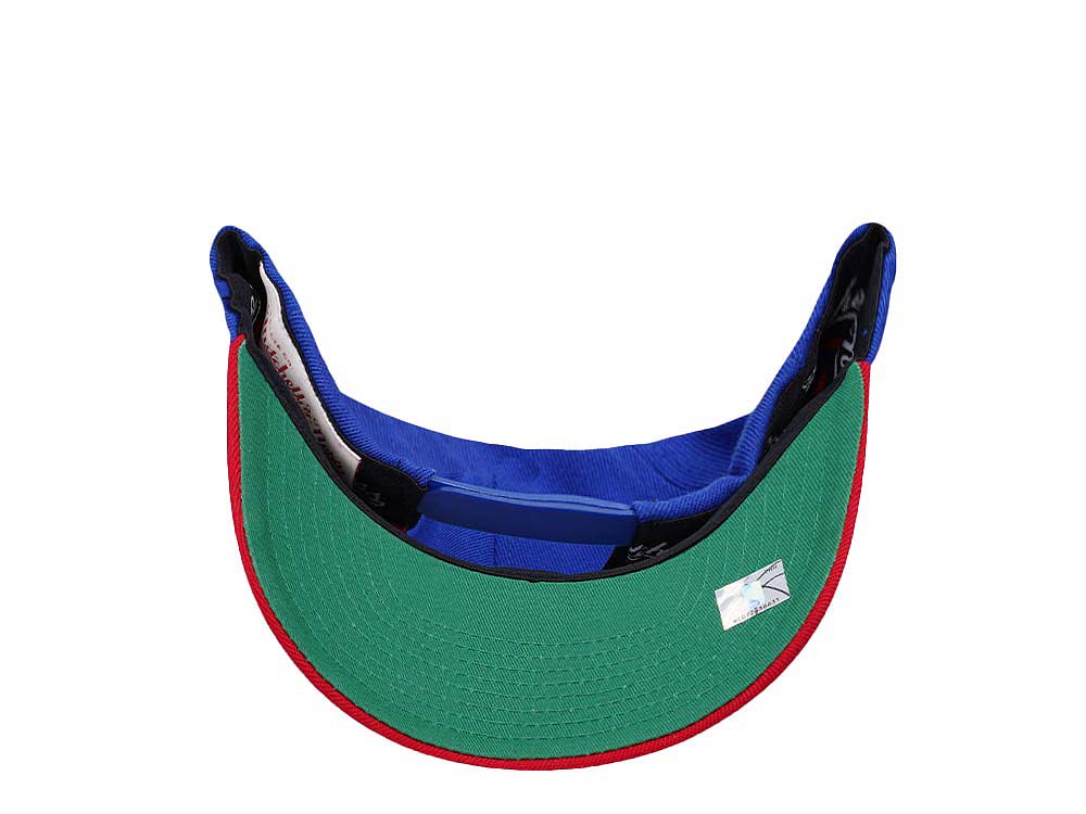 Mitchell & Ness Washington Bullets Team Two Tone 2.0 Hardwood Classic Red Flex Snapback Cap