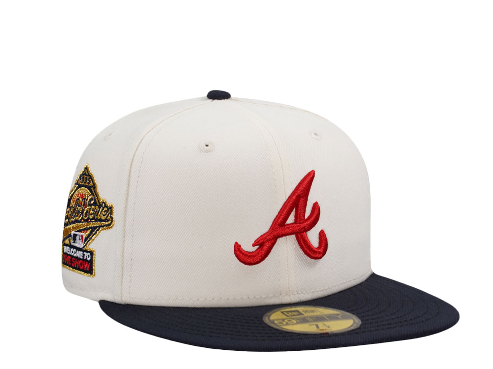 New Era Atlanta Braves World Series 1995 The Show Chrome Two Tone Edition 59Fifty Fitted Cap