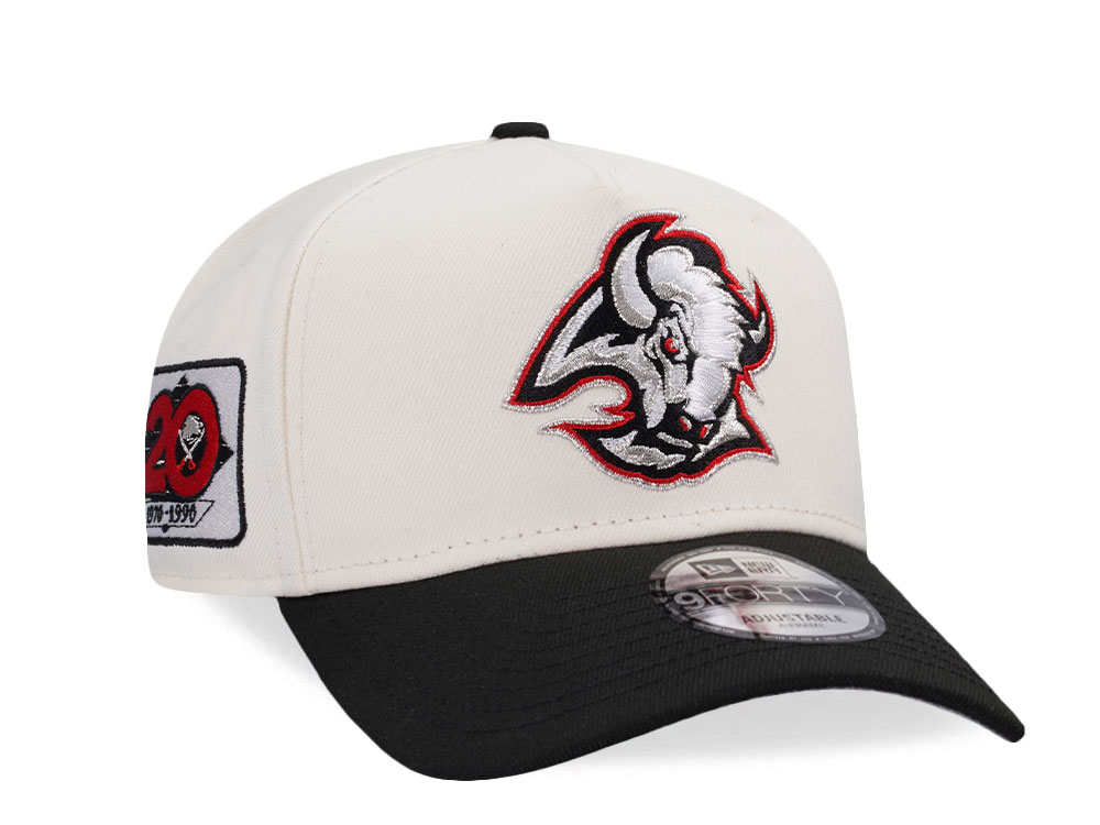 New Era Buffalo Sabres 20th Anniversary Chrome Two Tone Edition 9Forty A Frame Snapback Cap