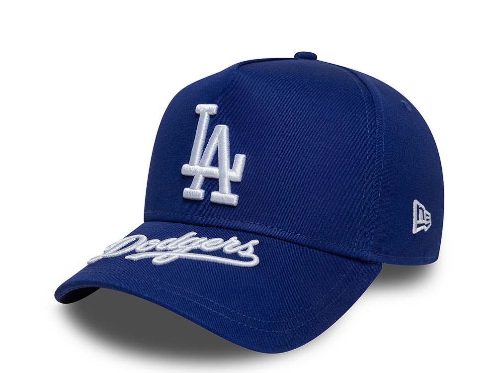 New Era Los Angeles Dodgers Visor Hit Blue 9Forty A Frame Snapback Cap