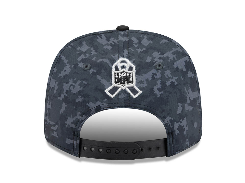 New Era Seattle Seahawks NFL Salute to Service 2026 Digi Camo Black 9Seventy Stretch Snapback Cap