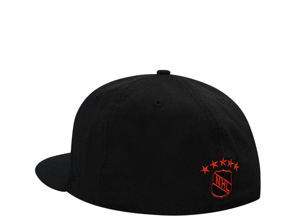 New Era Winnipeg Jets Black Throwback Wool Edition 59Fifty Fitted Cap