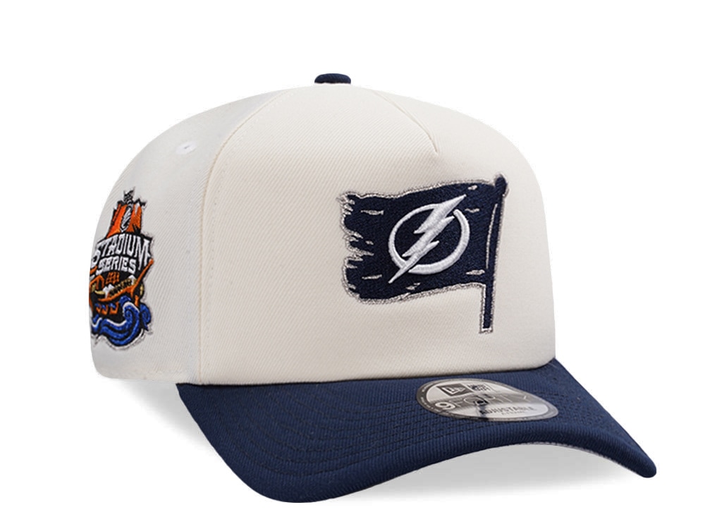 New Era Tampa Bay Lightning Stadium Series 2026 Chrome Two Tone Edition 9Forty A Frame Snapback Cap