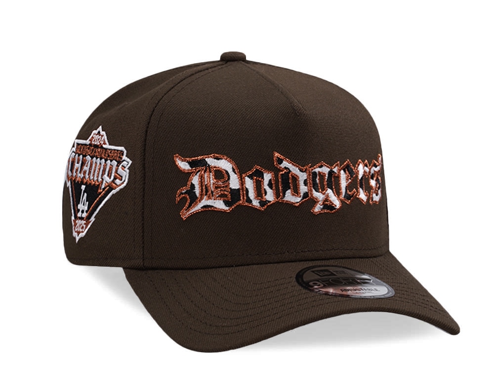 New Era Los Angeles Dodgers World Series 2025 Walnut Prime Edition 9Forty A Frame Snapback Cap