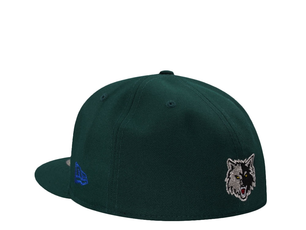 New Era Minnesota Timberwolves 35th Anniversary Green Prime Edition 59Fifty Fitted Cap