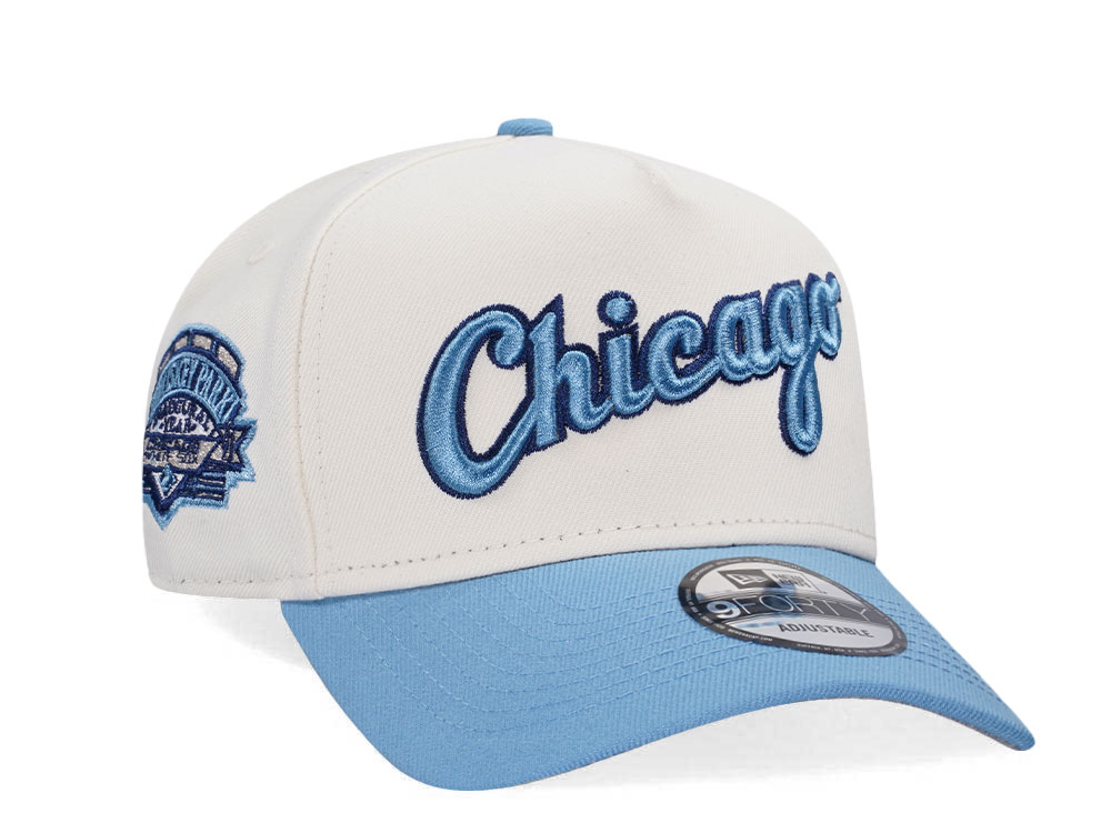 New Era Chicago White Sox Inaugural Year 1991 Chrome Two Tone Edition 9Forty A Frame Snapback Cap