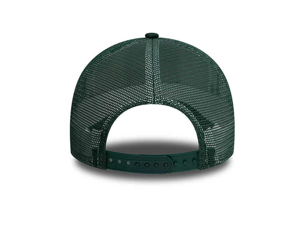 New Era California Patch Green Trucker A Frame Snapback Cap