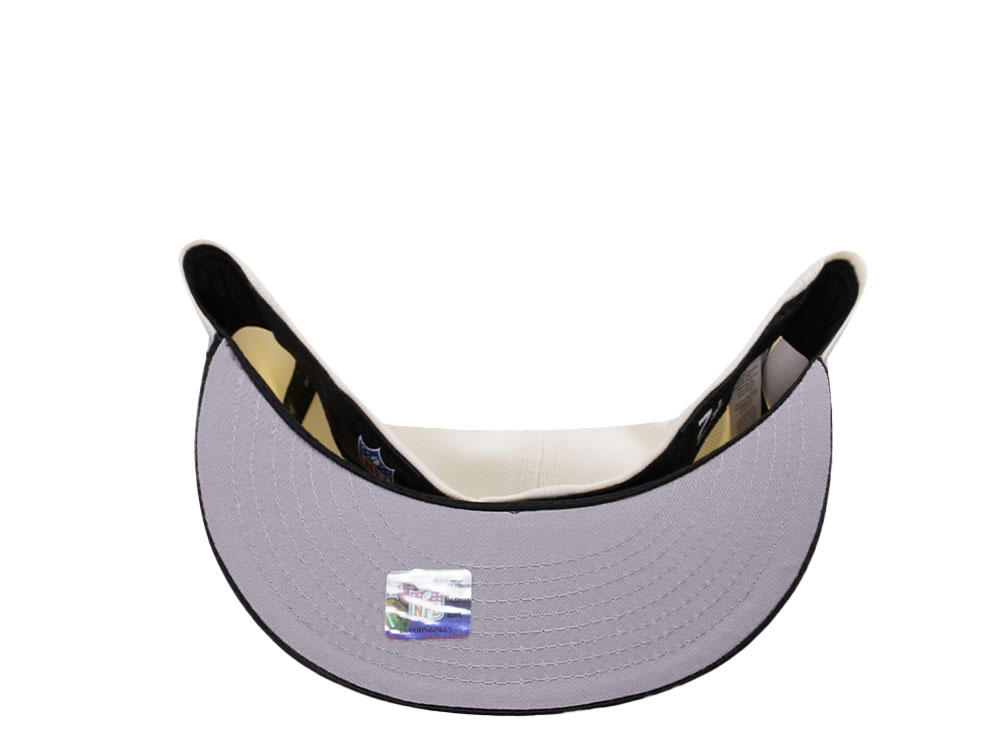 New Era Atlanta Falcons 50 Seasons Chrome Satin Brim Two Tone Edition 59Fifty Fitted Cap