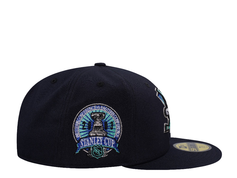 New Era Anaheim Ducks Stanley Cup 2003 Ocean Blue Prime Edition 59Fifty Fitted Cap