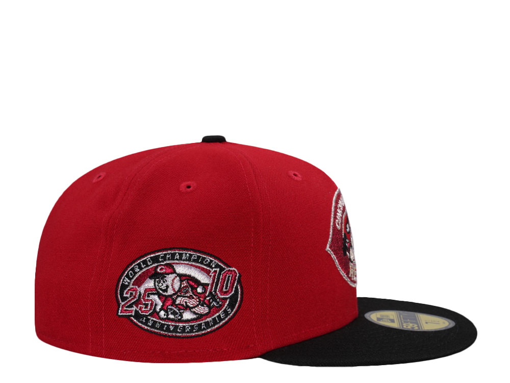New Era Cincinnati Reds World Champions Anniversary Vintage Two Tone Edition 59Fifty Fitted Cap