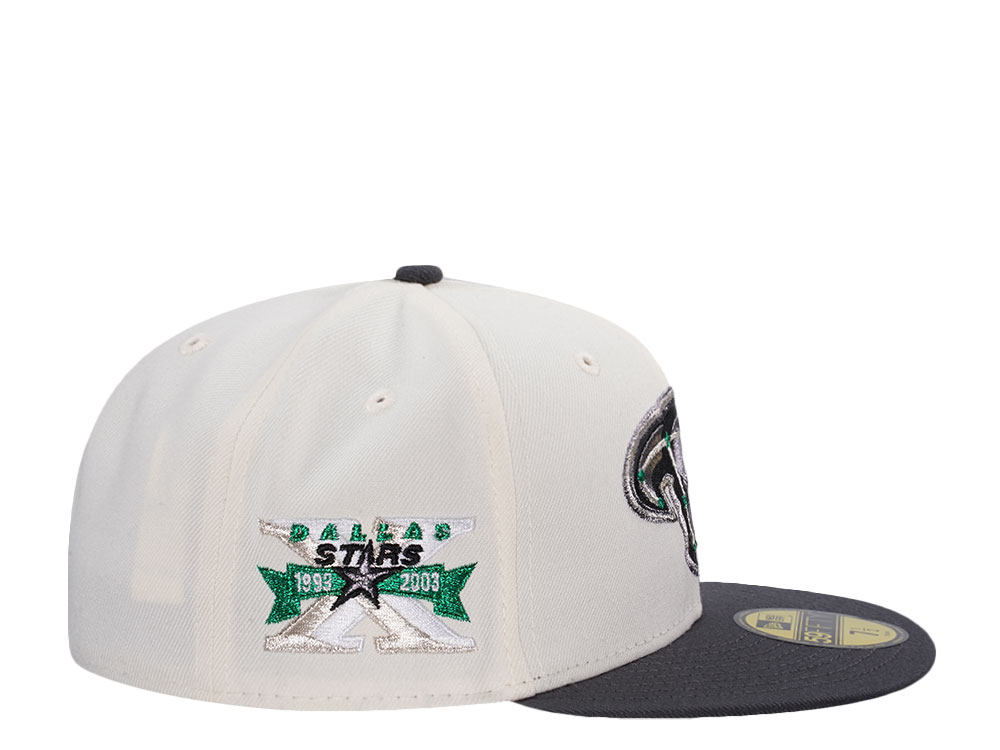 New Era Dallas Stars 10th Anniversary Chrome Two Tone Edition 59Fifty Fitted Cap