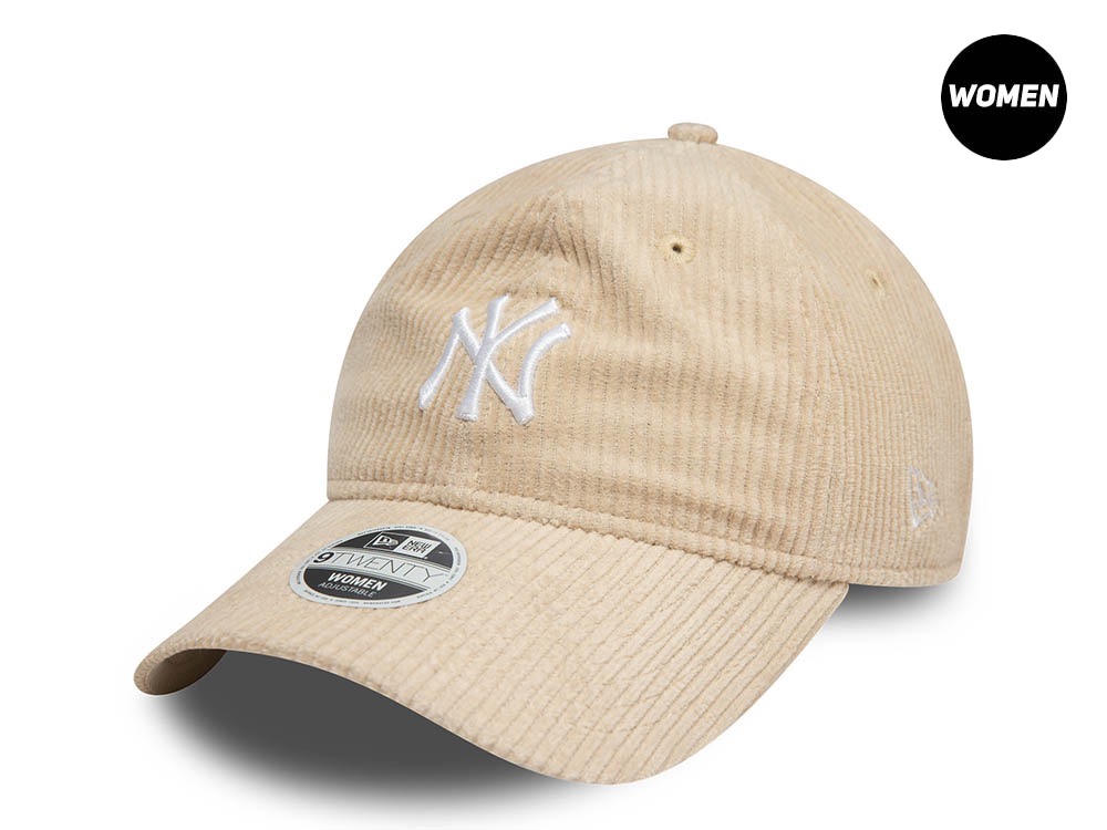 New Era New York Yankees Corduroy Stone Womens 9Twenty Strapback Cap