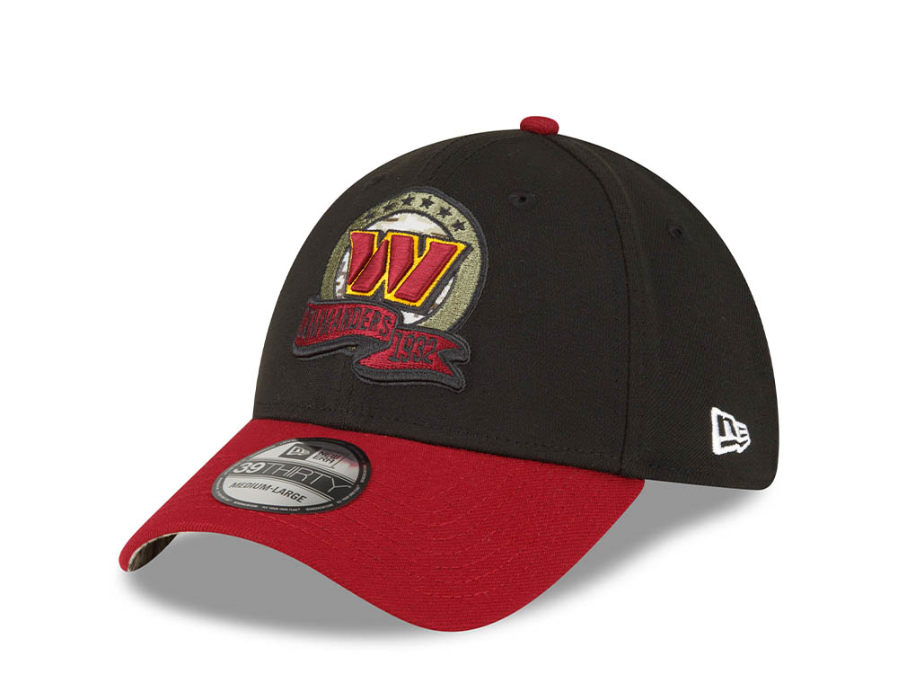New Era Washington Football Team Salute to Service 2022 39Thirty Stretch Cap