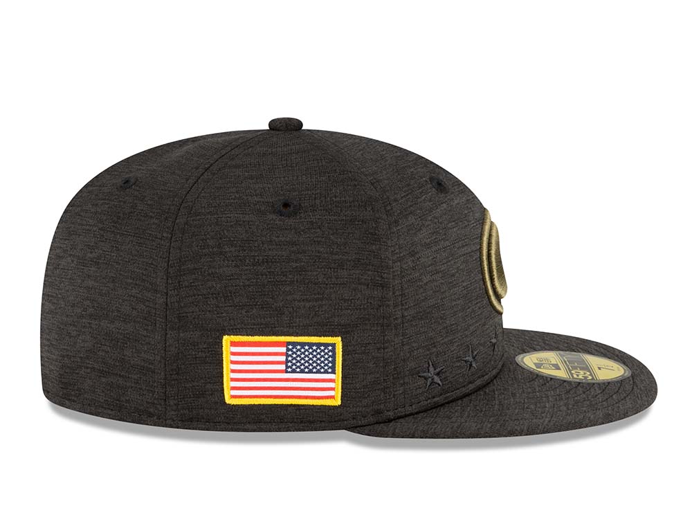New Era Green Bay Packers Salute to Service 2020 Fitted 59Fifty Cap