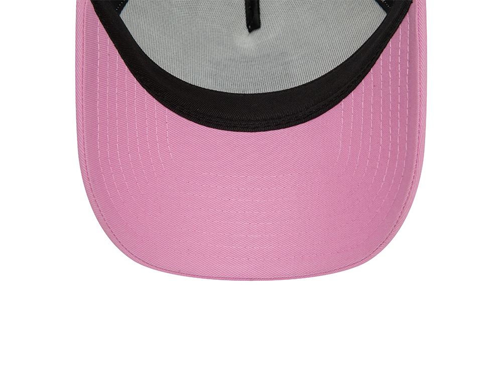 New Era England Rugby Football Union Rose Pink A Frame Trucker Snapback Cap