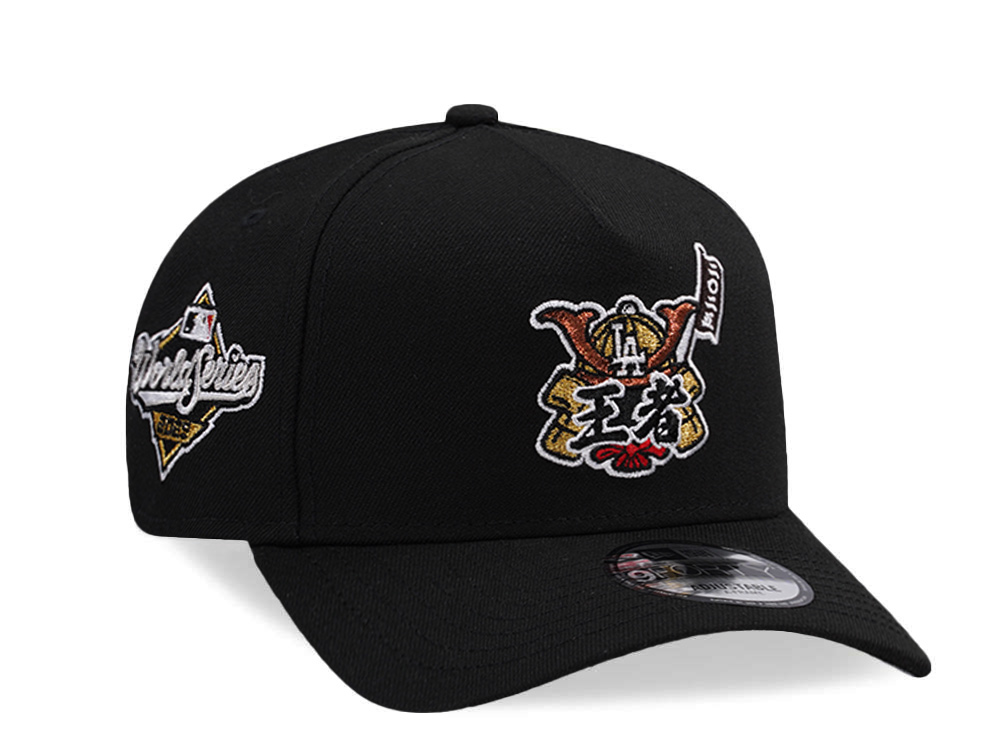 New Era Los Angeles Dodgers World Series 2025 Black Prime Edition 9Forty A Frame Snapback Cap