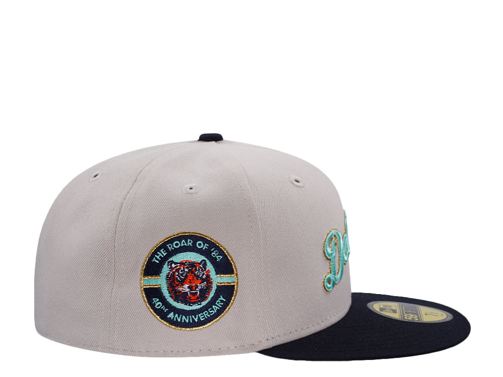 New Era Detroit Tigers 40th Anniversary Stone Two Tone Spirit Edition 59Fifty Fitted Cap
