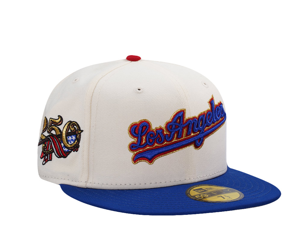 New Era Los Angeles Dodgers 250th Anniversary Chrome Two Tone Edition 59Fifty Fitted Cap