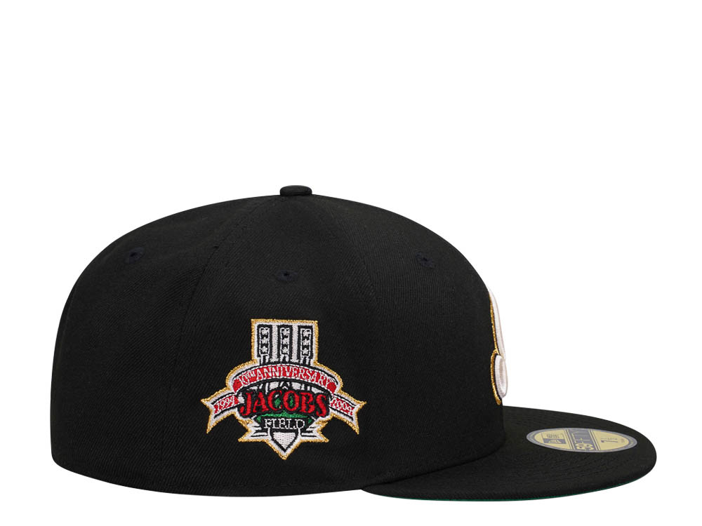 New Era Cleveland Indians 10th Anniversary Black Prime Edition 59Fifty Fitted Cap