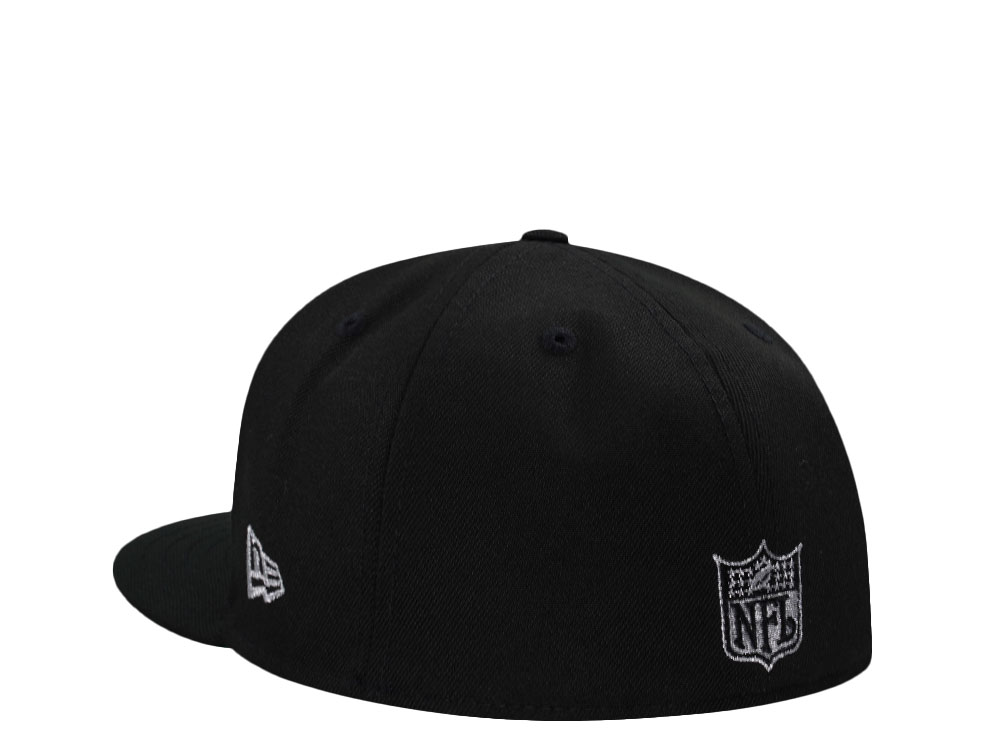 New Era Oakland Raiders Super Bowl XI Black Metallic Prime Edition 59Fifty Fitted Cap