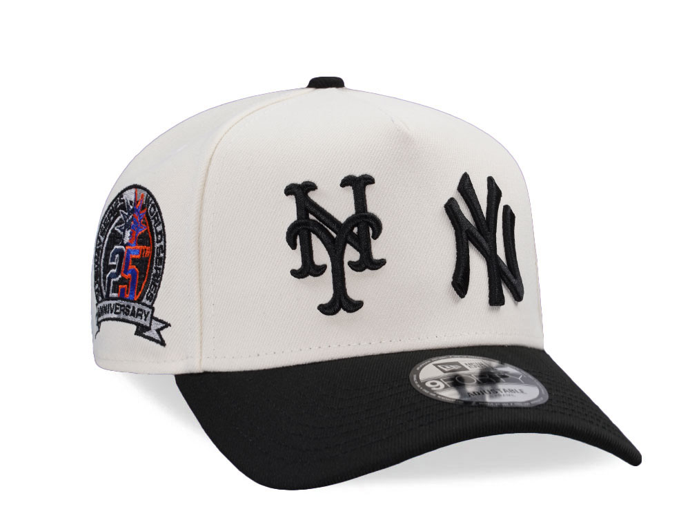 New Era New York Subway Series 25th Anniversary Chrome Two Tone Edition 9Forty A Frame Snapback Cap