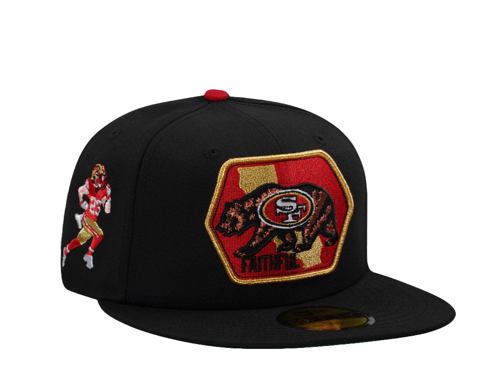 New Era San Francisco 49ers Mccaffrey Black Prime Edition 59Fifty Fitted Cap