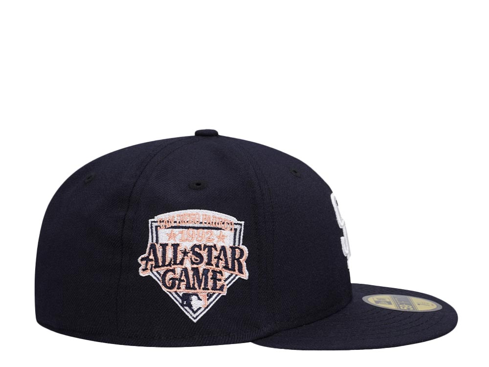 New Era San Diego Padres All Star Game 1992 Navy Peach Edition 59Fifty Fitted Cap