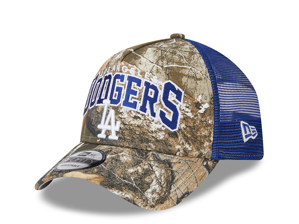 New Era Los Angeles Dodgers Realtree Edition 9Forty A Frame Trucker Snapback Cap