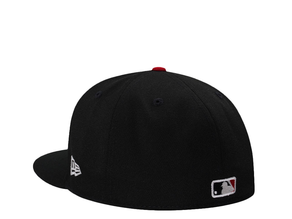 New Era Cincinnati Reds Skull Black Glow Prime Edition 59Fifty Fitted Cap