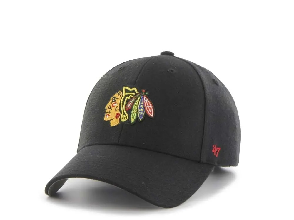 47brand Chicago Blackhawks Classic Curved Strapback Cap
