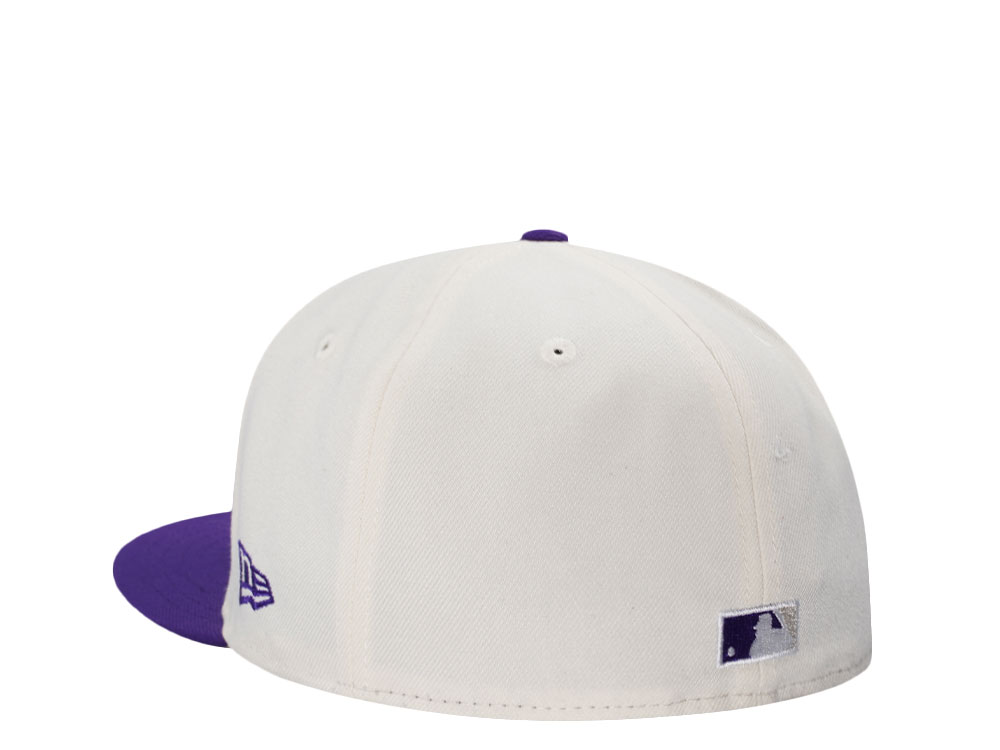 New Era Colorado Rockies 25th Anniversary Bricks Chrome Two Tone Edition 59Fifty Fitted Cap