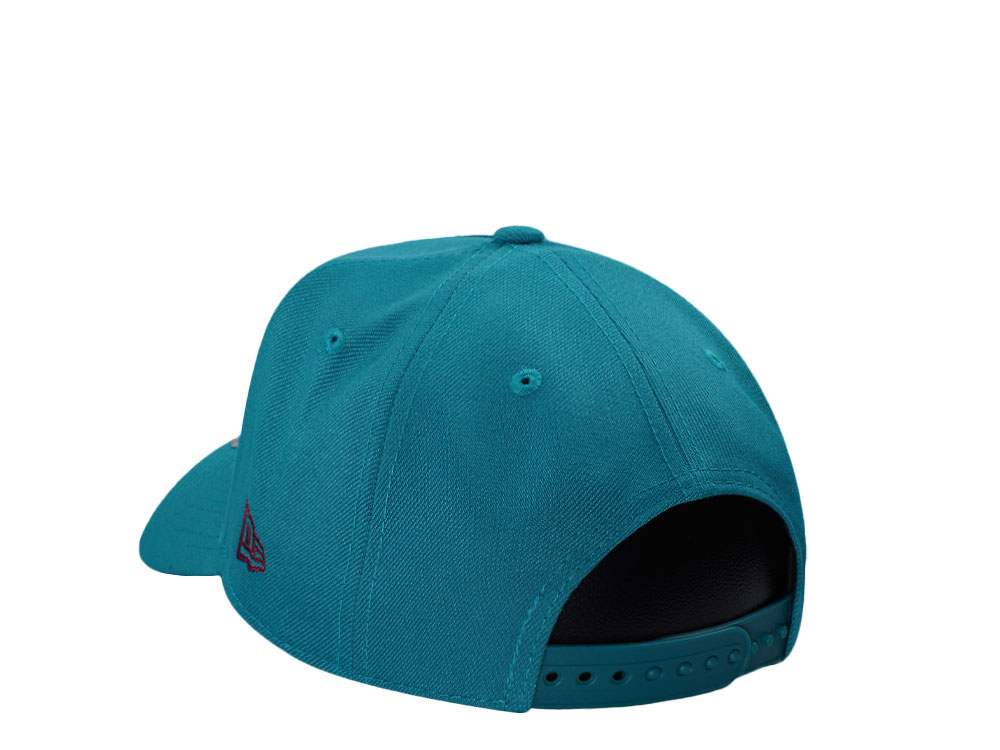 New Era Anaheim Ducks 10th Anniversary Teal Prime Edition 9Forty A Frame Snapback Cap