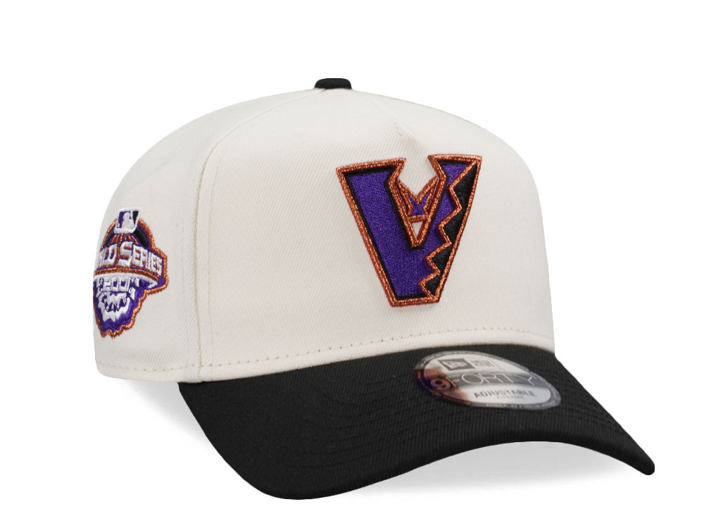 New Era Arizona Diamondbacks World Series 2001 Chrome Two Tone Edition 9Forty A Frame Snapback Cap