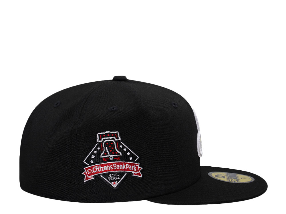 New Era Philadelphia Phillies Citizens Bank Park Black Prime Edition 59Fifty Fitted Cap