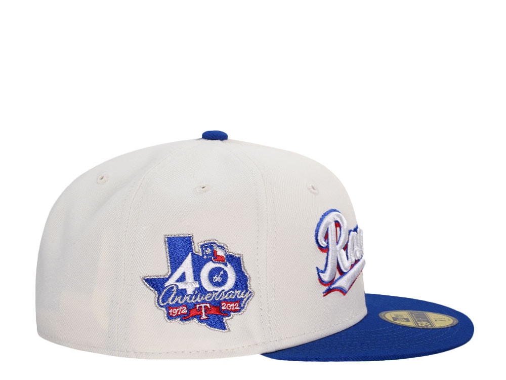 New Era Texas Rangers 40th Anniversary Chrome Color Flip Two Tone Edition 59Fifty Fitted Cap