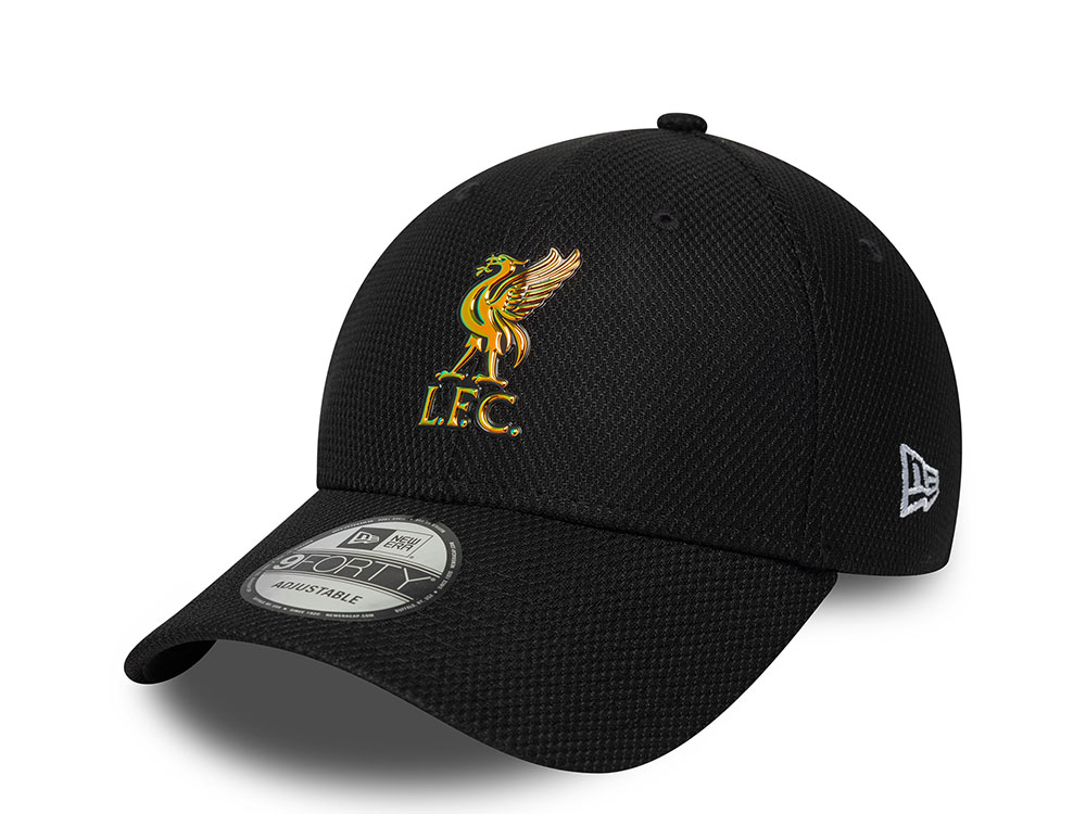 New Era Liverpool Fc Iridescent Logo Black Prime Edition 9Forty Adjustable Cap