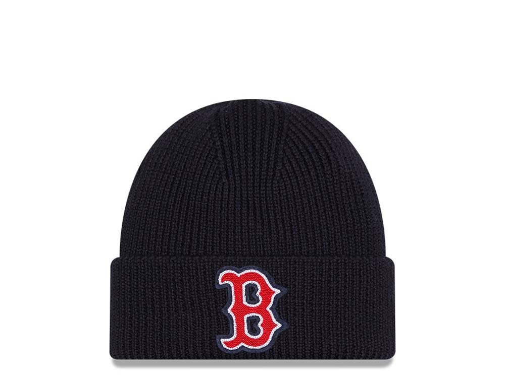 New Era Boston Red Sox Skull Knit Navy Knit