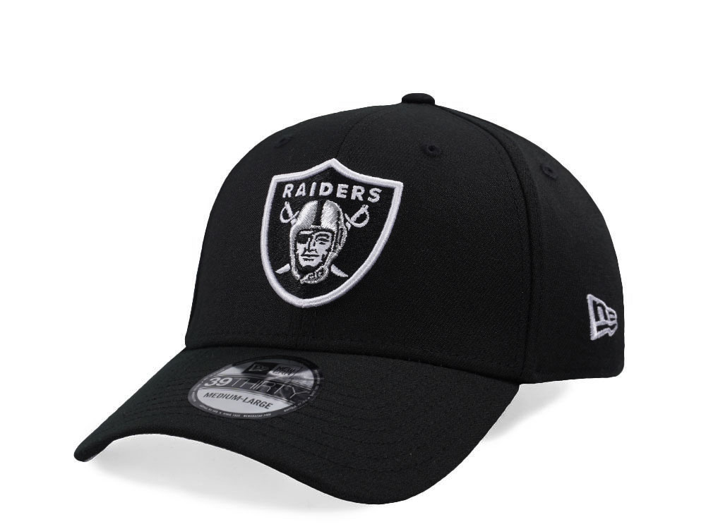 New Era Las Vegas Raiders Black Edition 39Thirty Stretch Fit Cap