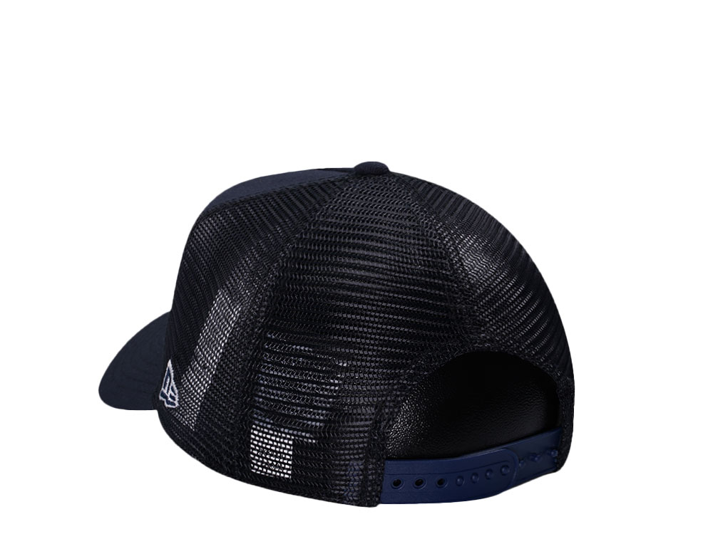 New Era Boston Red Sox Navy Trucker A Frame 9Forty Snapback Cap
