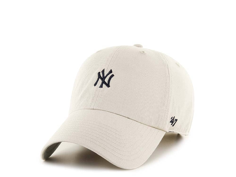 47Brand New York Yankees Natural Base Runner Clean up Strapback Cap
