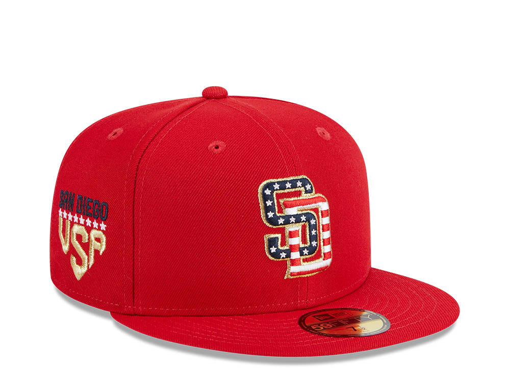 New Era San Diego Padres 4th of July 23 59Fifty Fitted Cap
