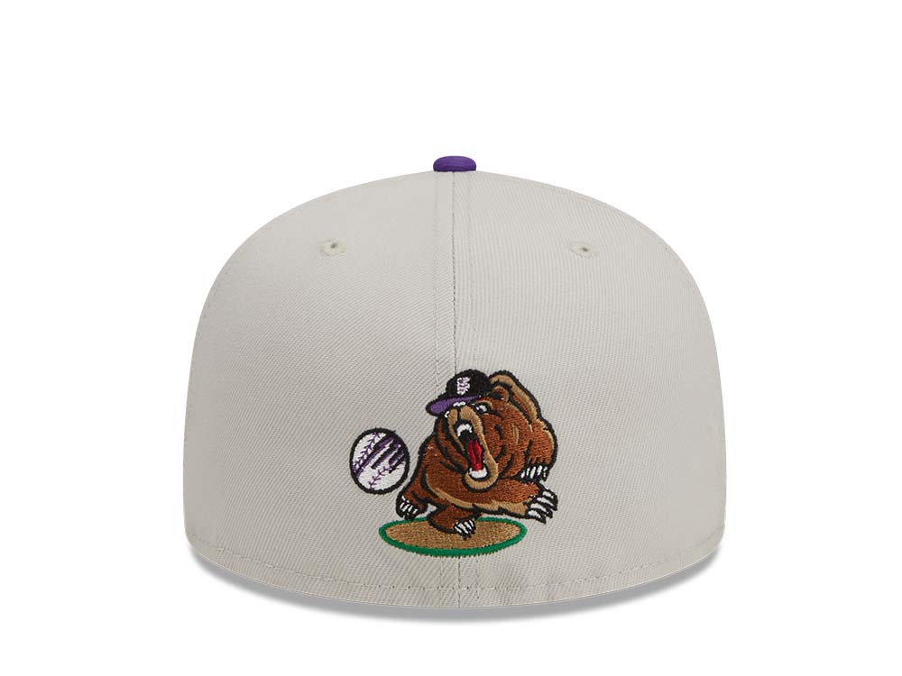 New Era Colorado Rockies Farm Team Stone Throwback Two Tone Edition 59Fifty Fitted Cap
