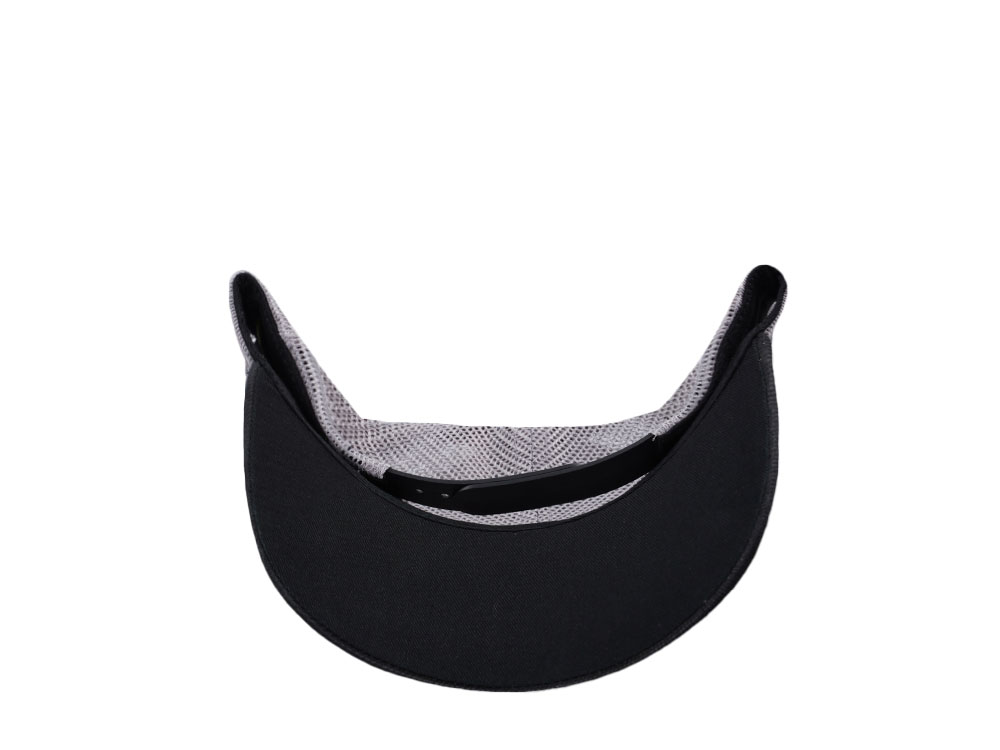 John Deere Oilskin Barbed Wire Black Trucker Snapback Cap